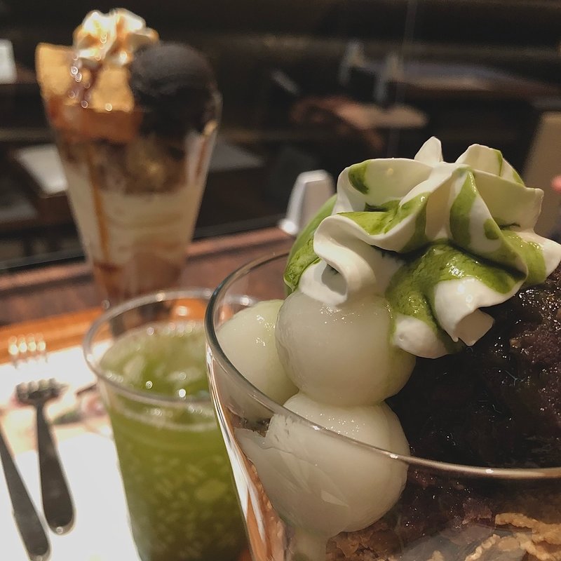 抹茶生チョコレートパフェ(ナナズ グリーンティー 仙台パルコ店 （nana's green tea　）)