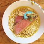 限定　本マグロとアワビのらーめん(海老丸らーめん)