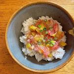 限定　トロタク丼(海老丸らーめん)