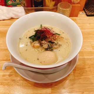 牡蠣の味噌ラーメン(肉中華そばムタヒロ)