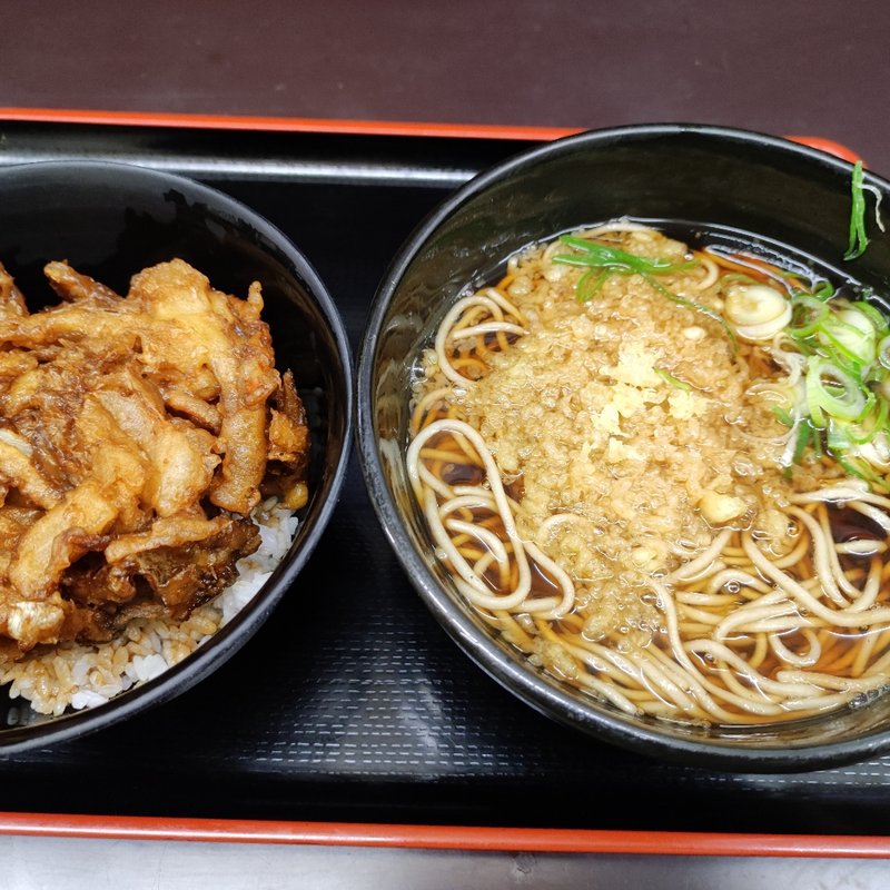 かき揚げ丼セット(おそば天かめ 平河町店 )