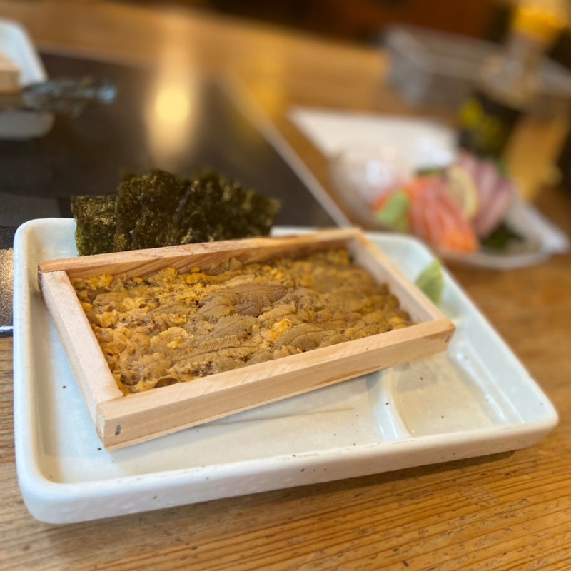 板ウニ(博多漁家磯貝 しらすくじら 博多駅前店)