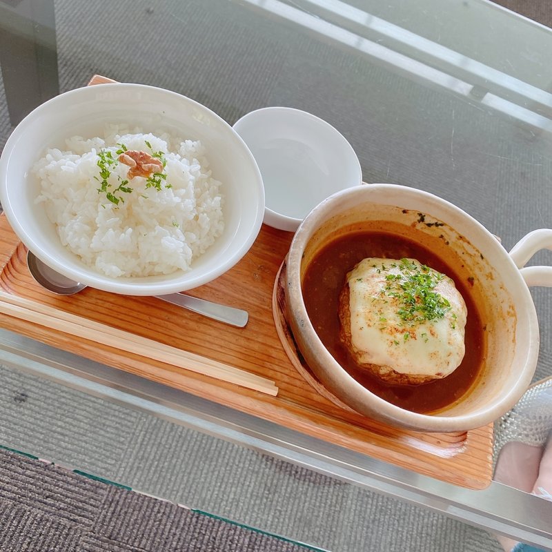 ハンバーグランチ(茶房 わらび野)