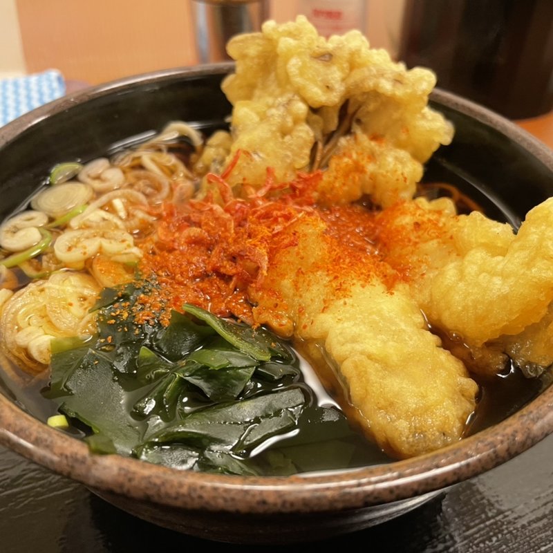 たこ天まいたけそば(ゆで太郎 東邦医大通り店 )