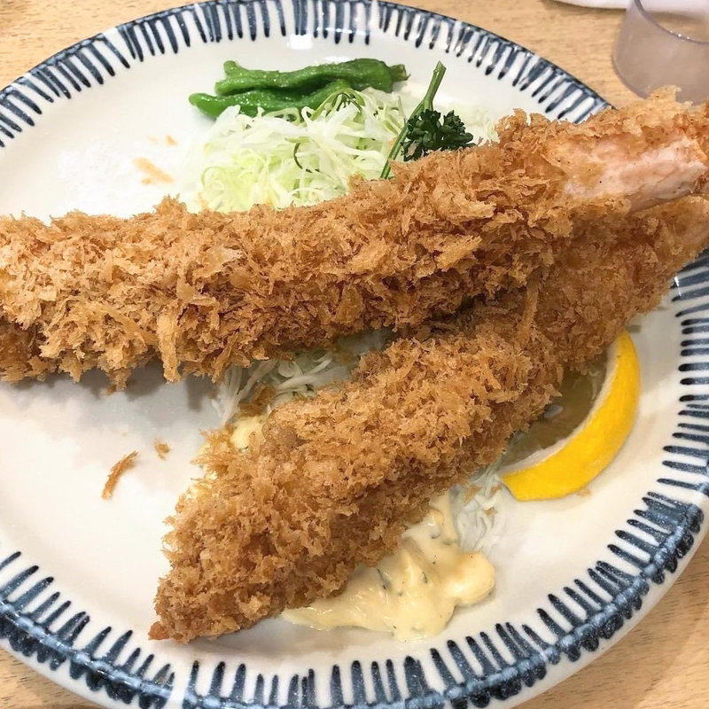 エビフライ定食(とんかつ 銀座梅林 )