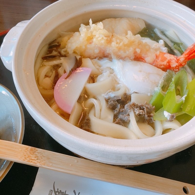 鍋焼きうどん（きしめん）(めん工房 北夢 （きたむ）)