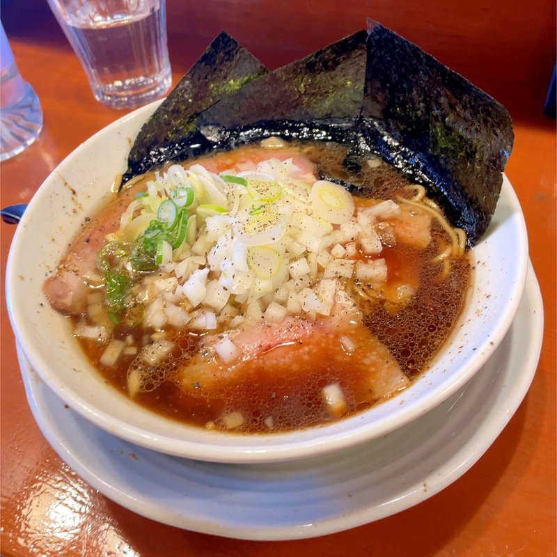 富里ブラック魚介中華そば(麺者屋 ちくわ)