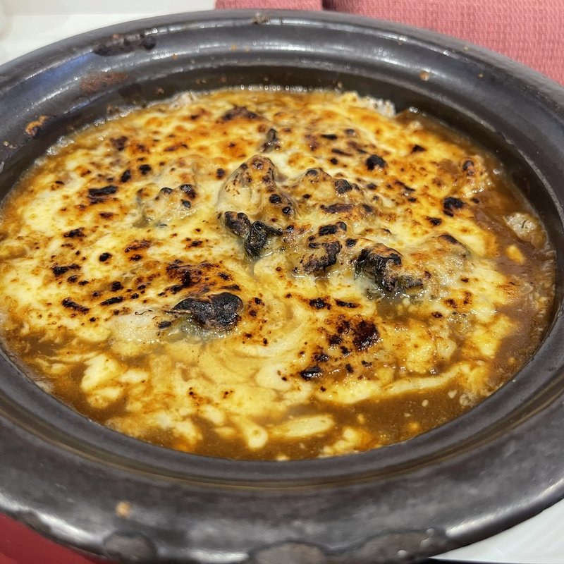 安楽島さ牡蠣の焼きカレー(食堂 あun)