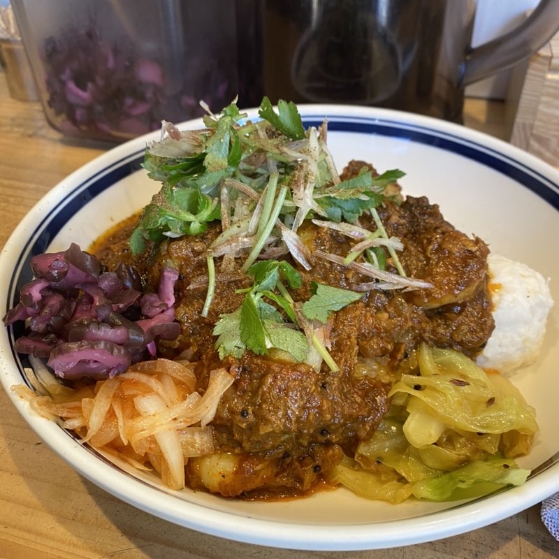 鯖キーマ+エビ(カレーライス専門店 ブラザー)