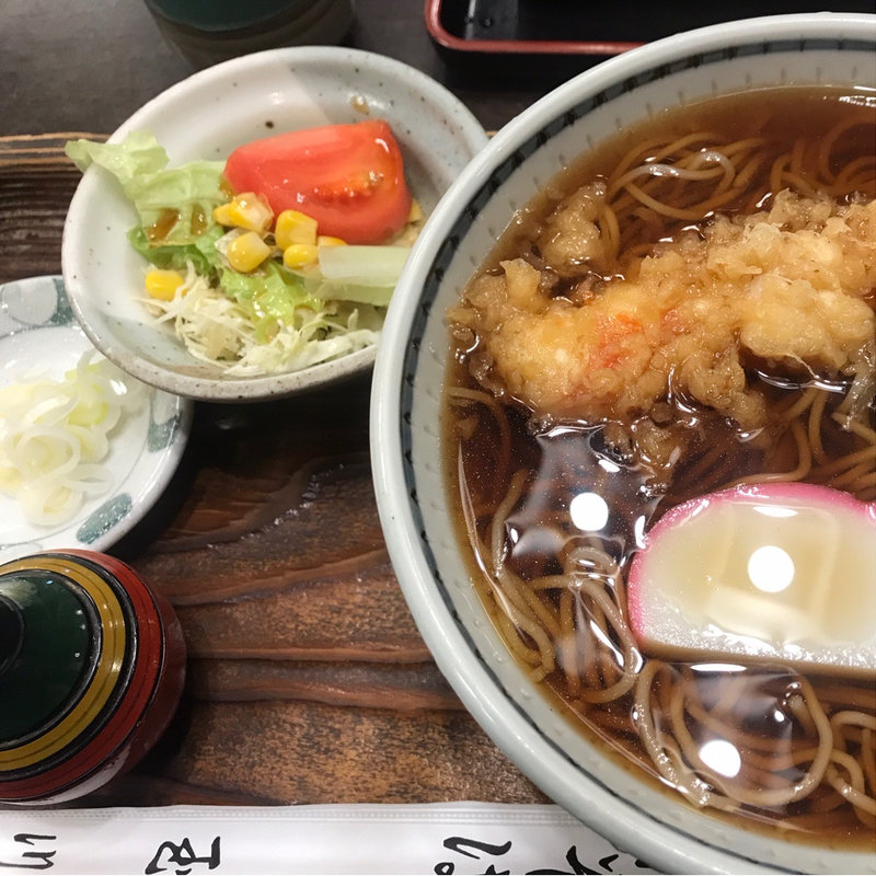 天ぷらそばランチ(玉川そば本店)