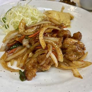鶏肉の唐辛子炒め(山庄 渡辺通店)