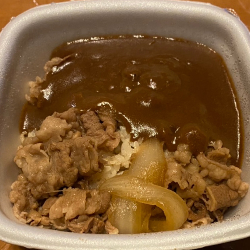 カリガリ牛カレー(吉野家 1号線久御山店)