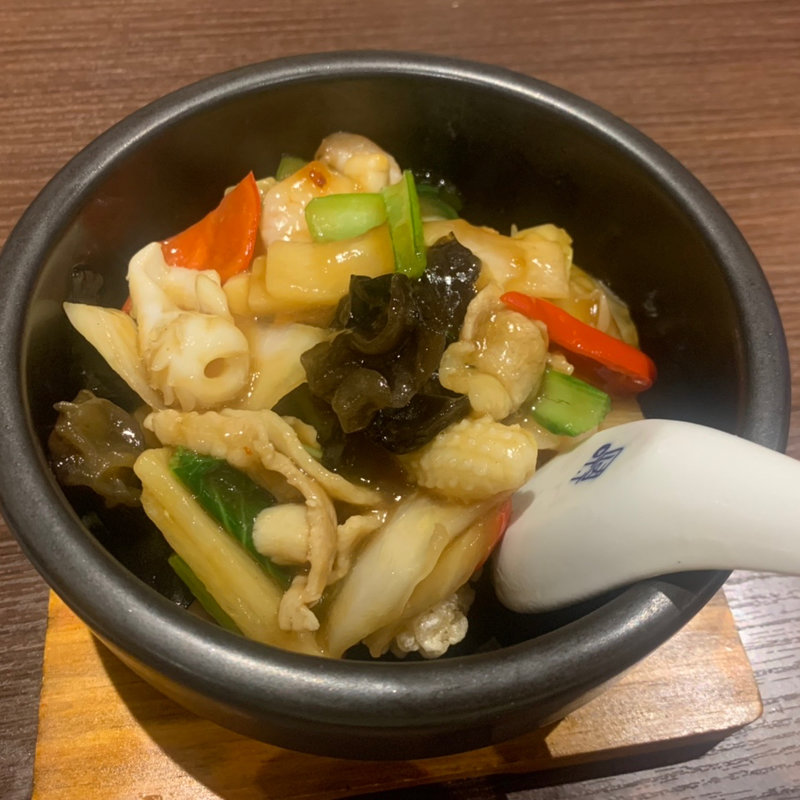 海鮮おこげ(中華風居酒屋 福の家)