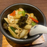 海鮮おこげ(中華風居酒屋 福の家)