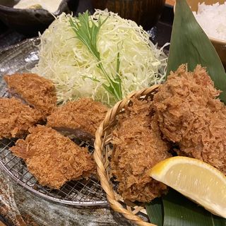 広島の牡蠣フライとヒレかつ膳(かつアンドかつ 伊丹大鹿店 )