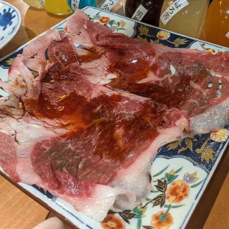 和牛8秒炙り(焼肉ホルモン たけ田 池袋店)