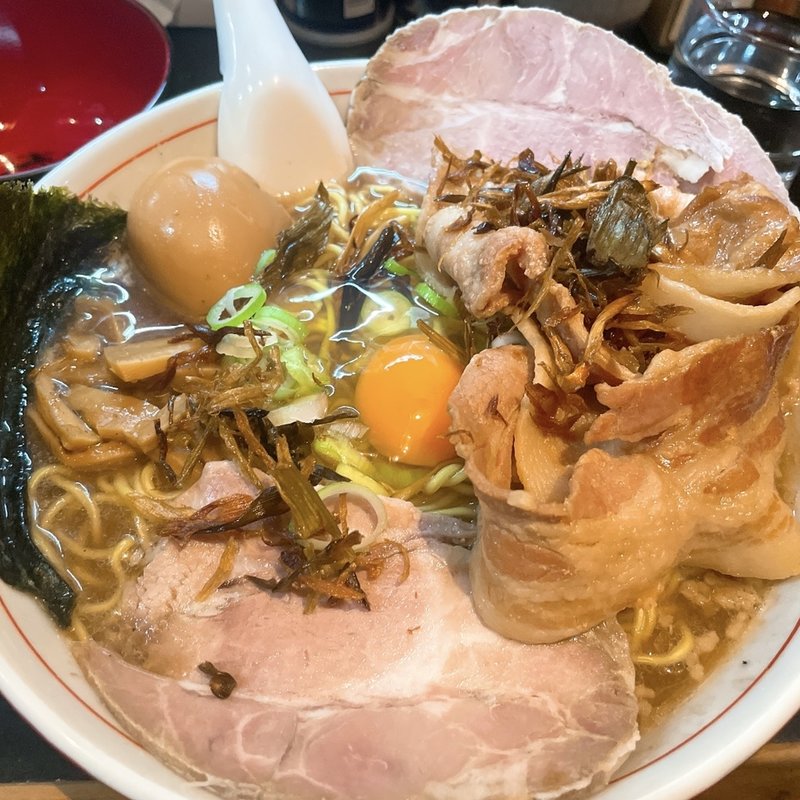 栗ガニ16kgスペシャル大盛り、つけ玉(一条流がんこ総本家分家荒木町)