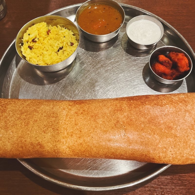 ダクシンマサラドーサセット(ダクシン 八重洲店)