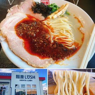 辛牡蠣塩らぁ麺(麺屋LUSH)