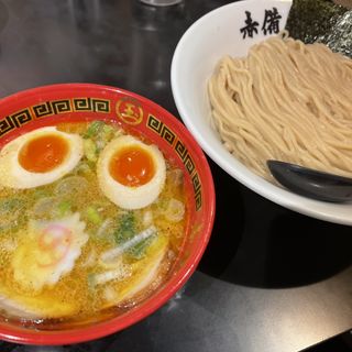 味玉濃厚豚鶏つけ麺(らーめん　玉・赤備　アクアシティ店)