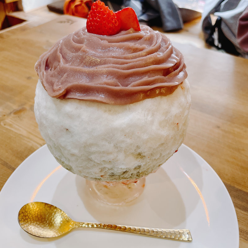 ホワイトモンブラン氷(かき氷研究所)