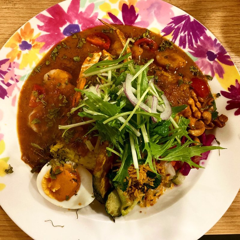 蟹と海老のココナッツカレープレート(spicecurry&bal FANFARE )