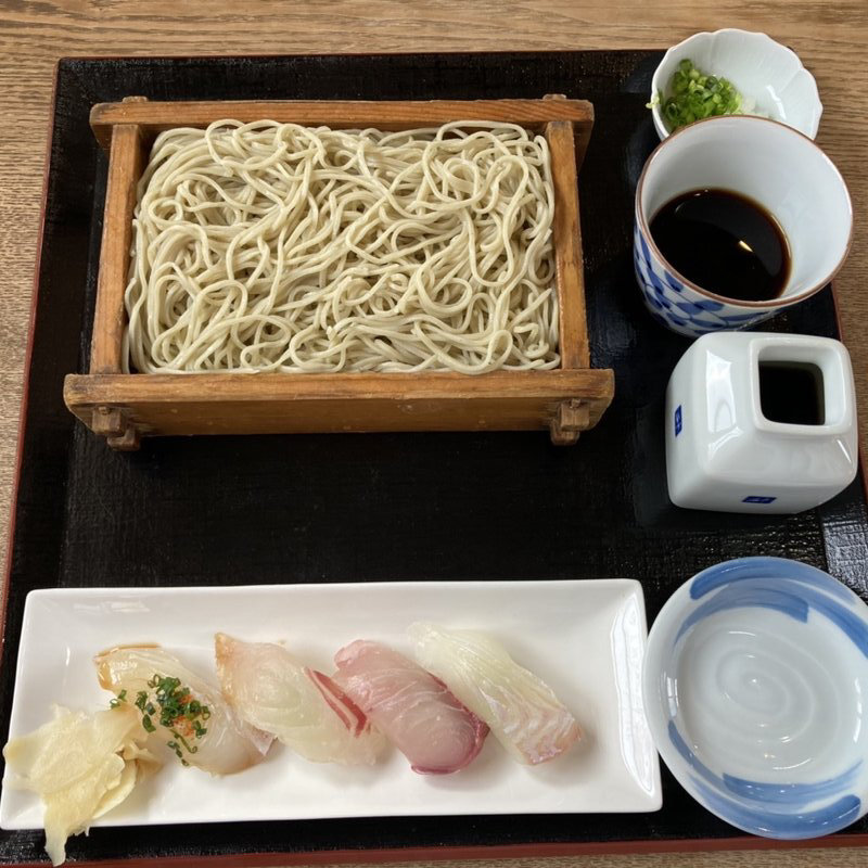 地魚にぎりずしセット(升風庵)