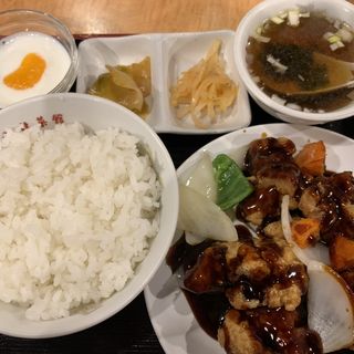 酢鶏定食(福龍菜館 )