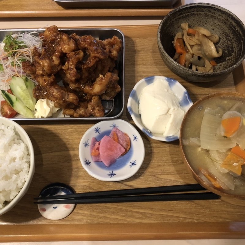 ソース豚唐揚げ(紬家 （ツムギヤ）)