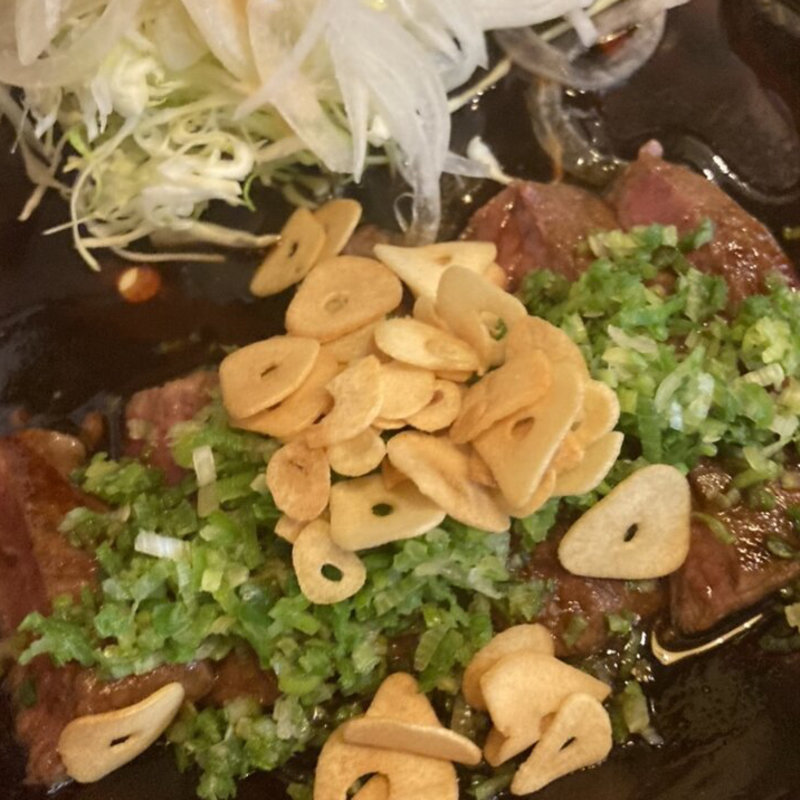 黒毛和牛のガーリックステーキ(ほろ酔)