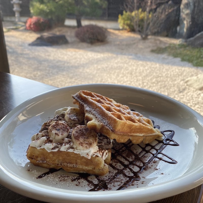 ワッフル チョコとバナナ(珈集)