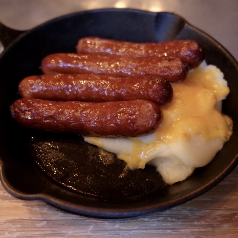 チョリソーとマッシュポテト(クラフトビアバル　IBREW WIRED （アイブリューワイアード）)