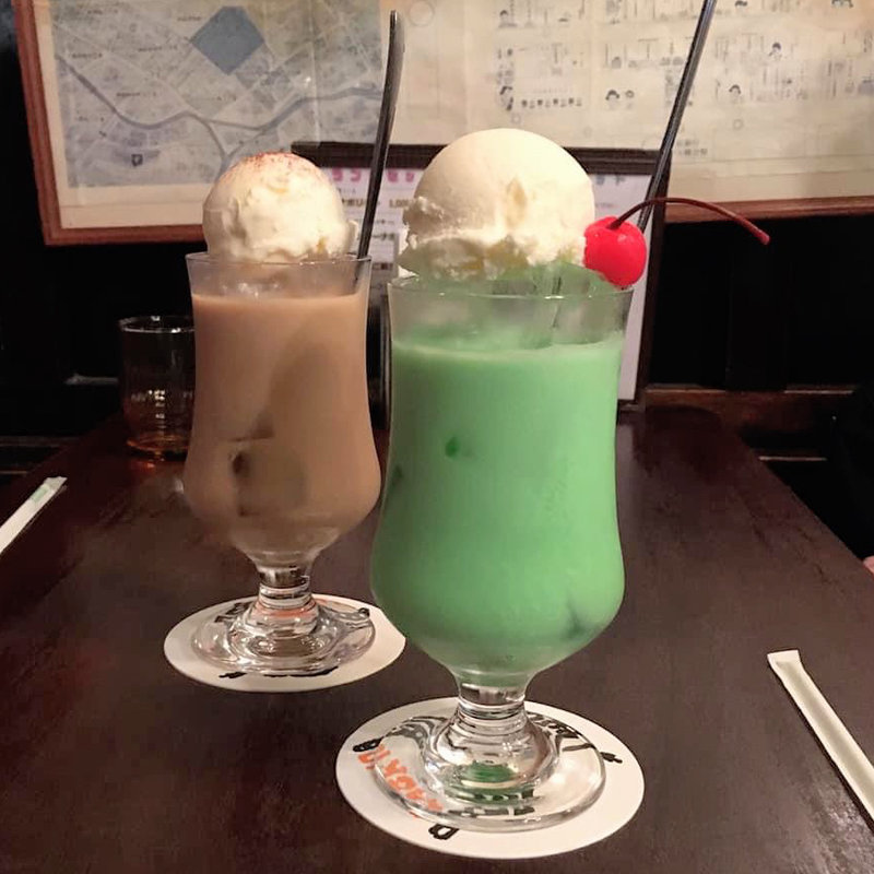 メロンミルクフロート(ラドリオ)