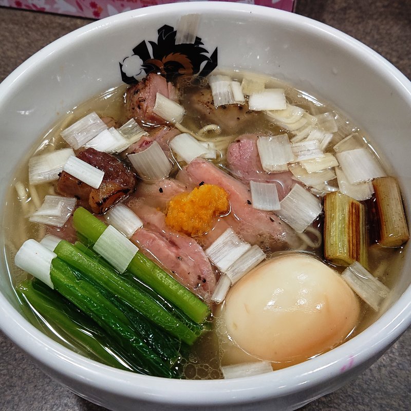 特製鴨中華そば(塩)(満鶏軒 本郷三丁目店)