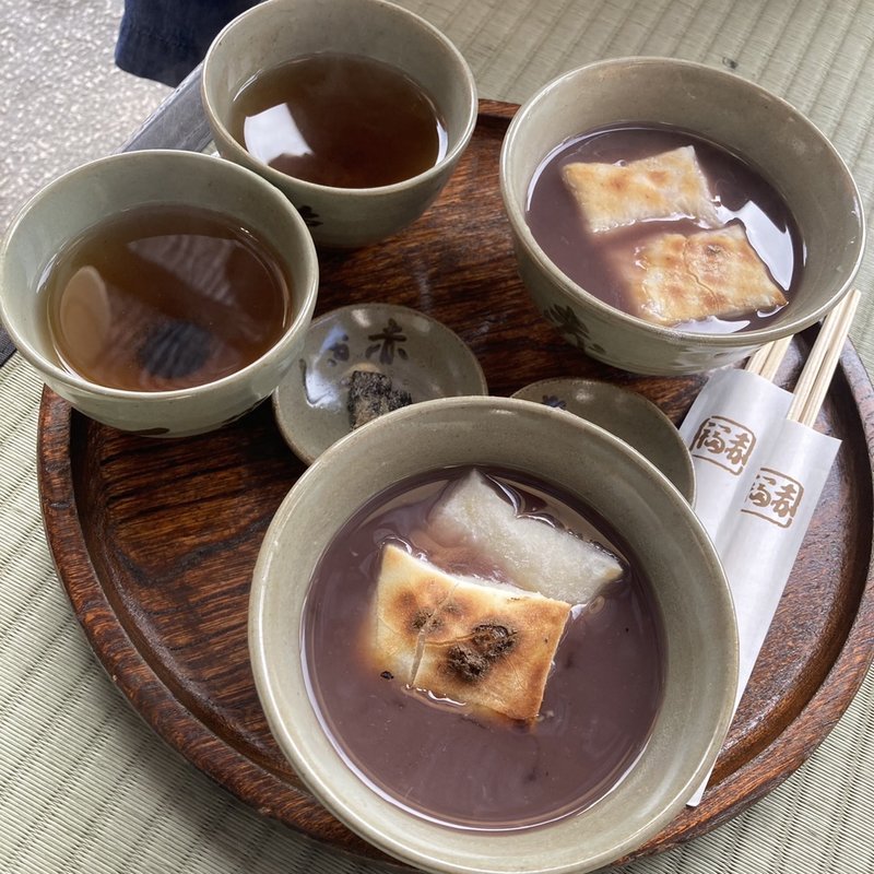 赤福ぜんざい(2022年1月)(赤福 本店向かい別店舗 )