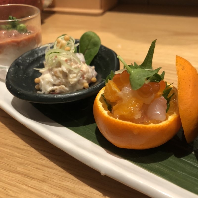 酒肴盛り合わせ(魚菜由良　雑魚亭)