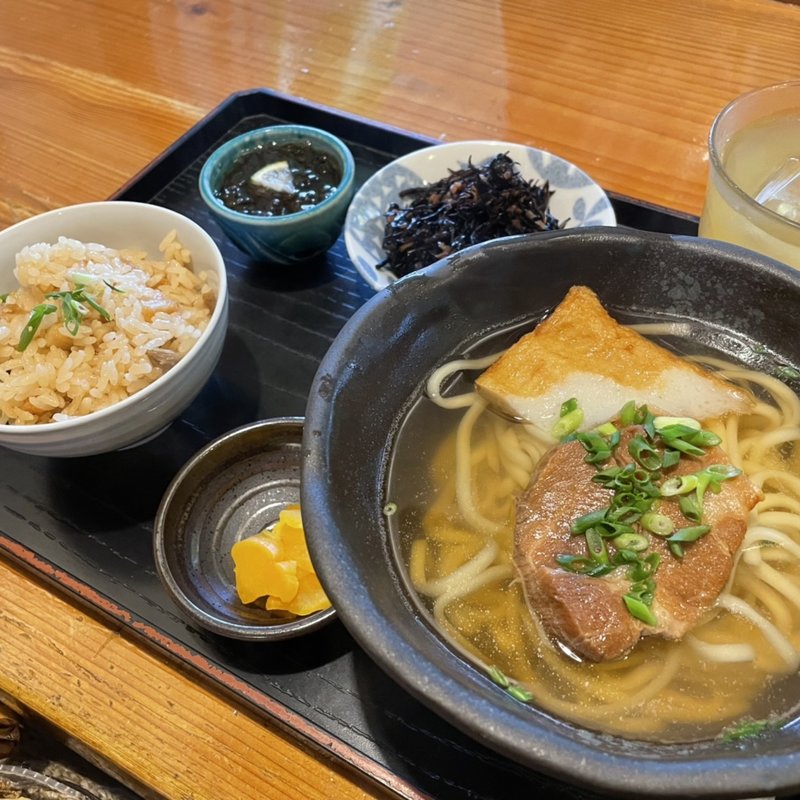 そばセット 宮古そば(古謝そば屋 （こじゃそばや）)