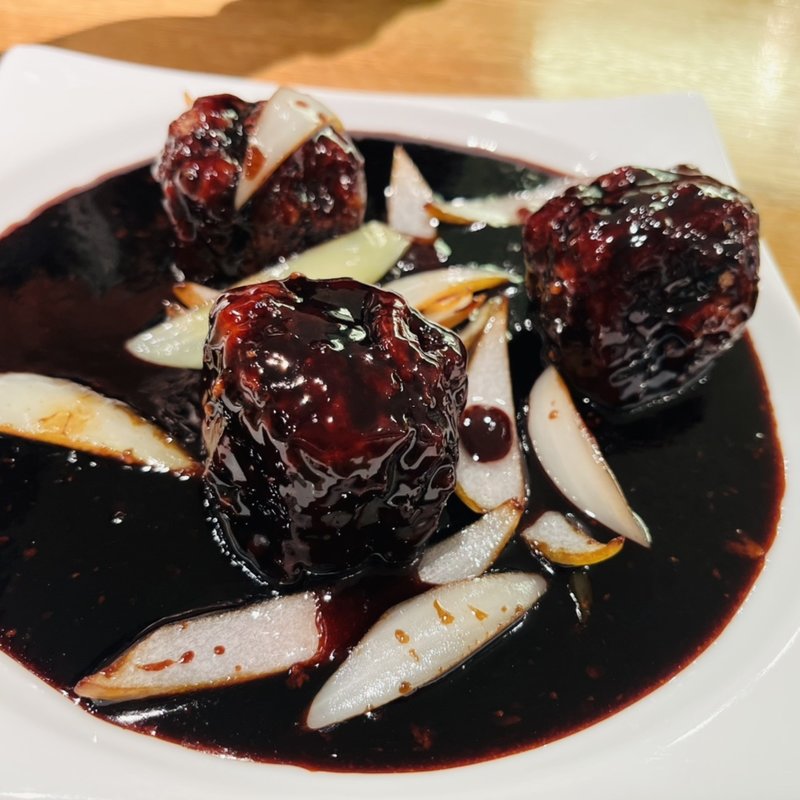 黒酢の酢豚(白碗竹快樓 玉川高島屋店 （バイワンジューカイロウ）)