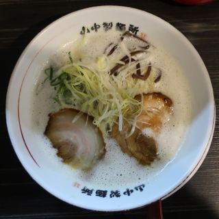 豚骨らーめん(山中製麺所)