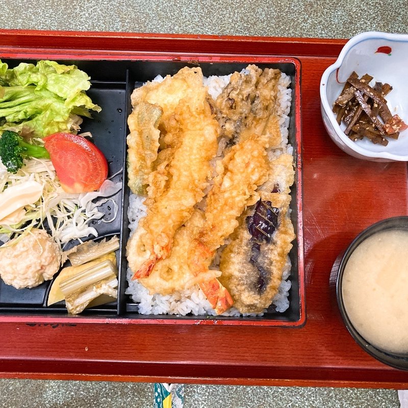 上天丼(越後十日町 小嶋屋 本店 （えちごとおかまち こじまや）)