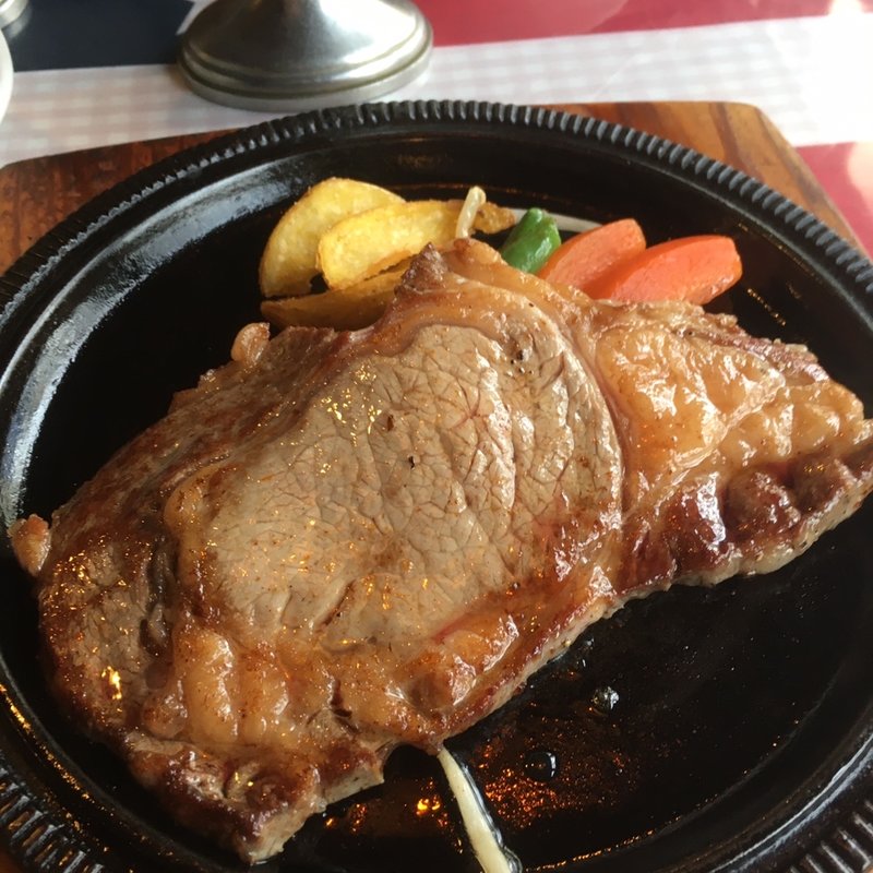 サーロインステーキランチ(ステーキ屋 Redman レッドマン 麦野店)