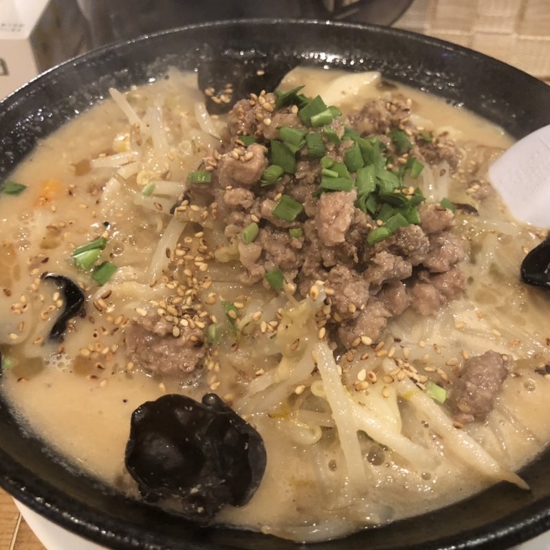 味噌ラーメン+飯物(自家製極太麺 みそ家)