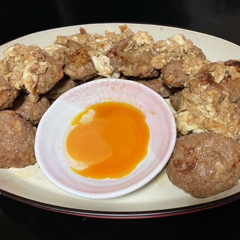 なんこつ入りつくね(自宅)