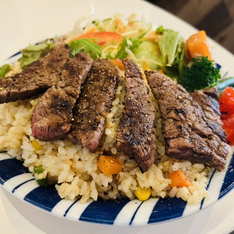 ステーキ丼(ステーキ食いやがれ)