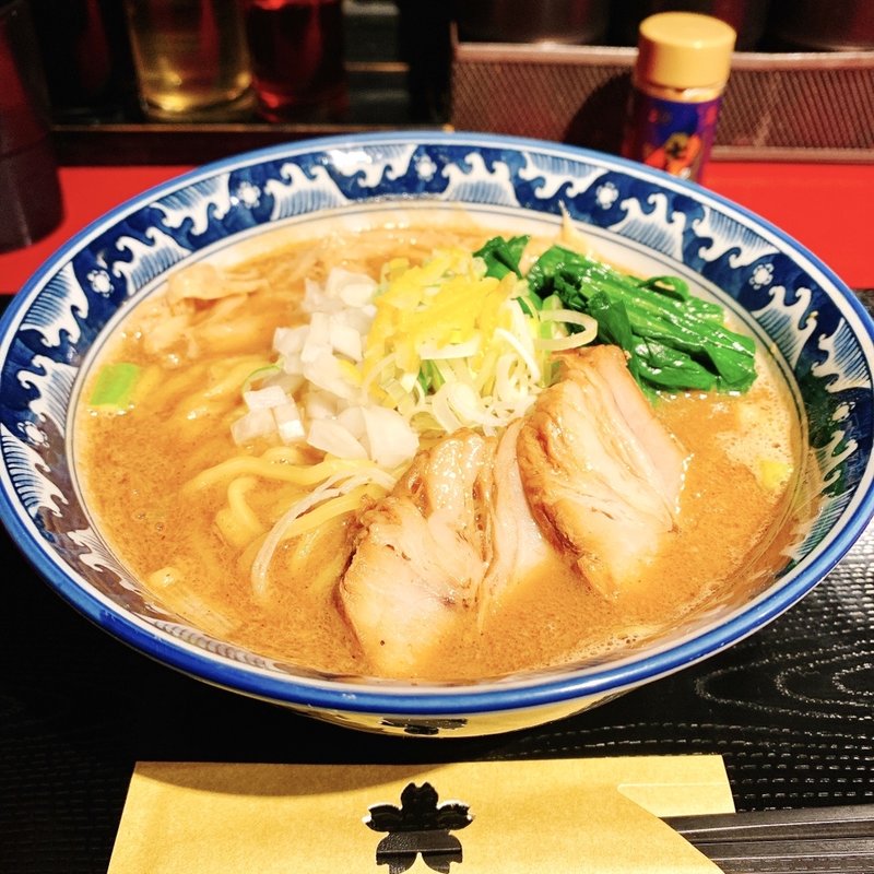 魚介味噌らぅめん(麺匠佐蔵 長野駅前店 （メンショウ サクラ）)