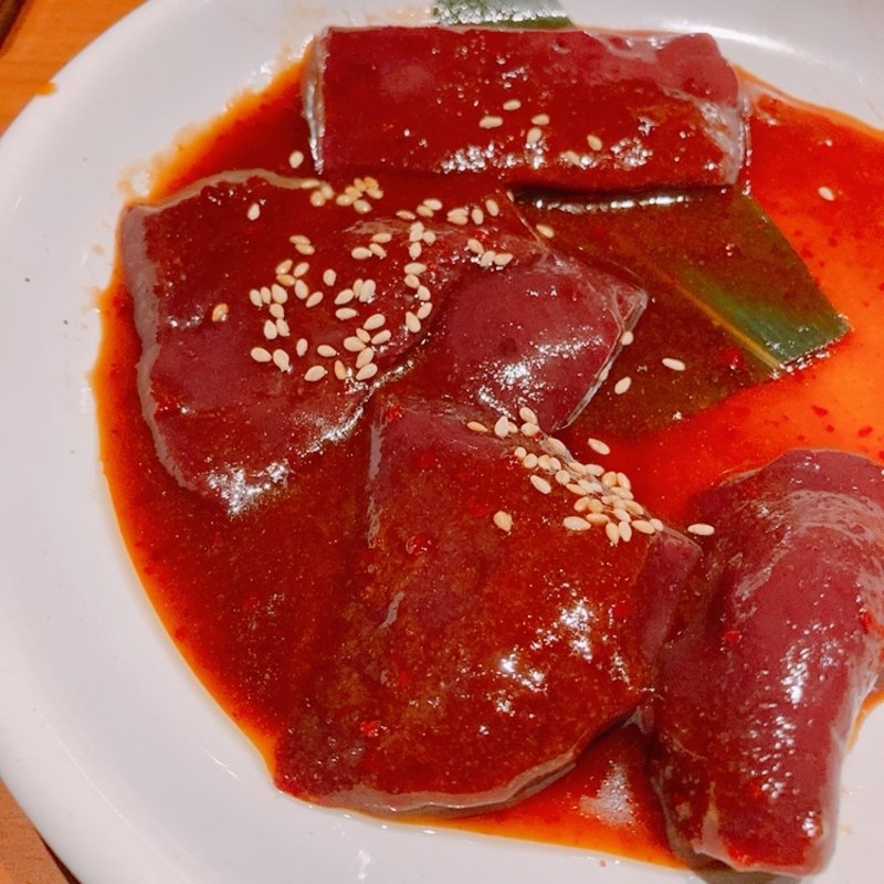 焼きレバー(食辛房 広島白島店 （クイシンボウ）)