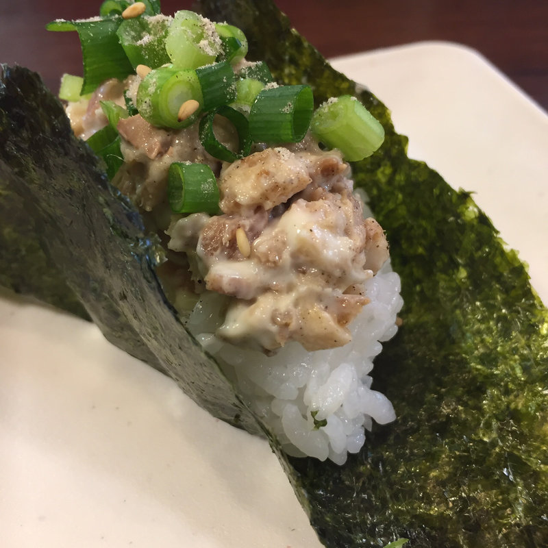 チャーシューマヨネーズおむすび(石田一龍 下関長府店)