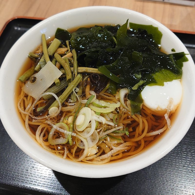 朝食そば(いろり庵きらく 守谷店)