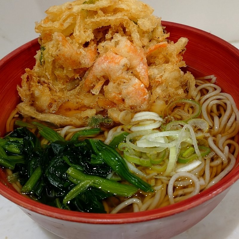 小海老入りかき揚天 そば(箱根そば本陣 )