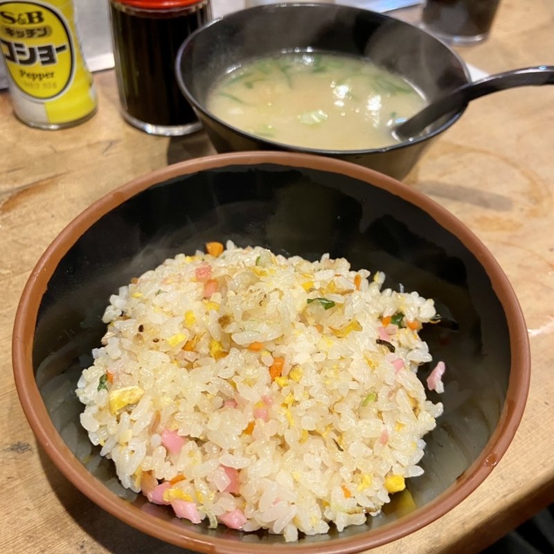 半やきめし&スープ(新生飯店)